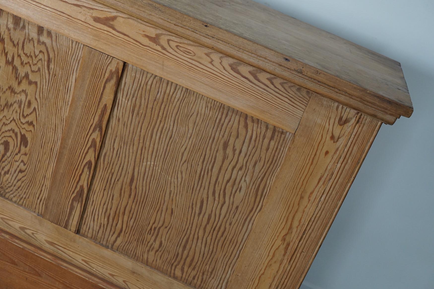 Large Dutch Pine Apothecary Cabinet / Bank of Drawers or Shop Counter, ca 1930 11