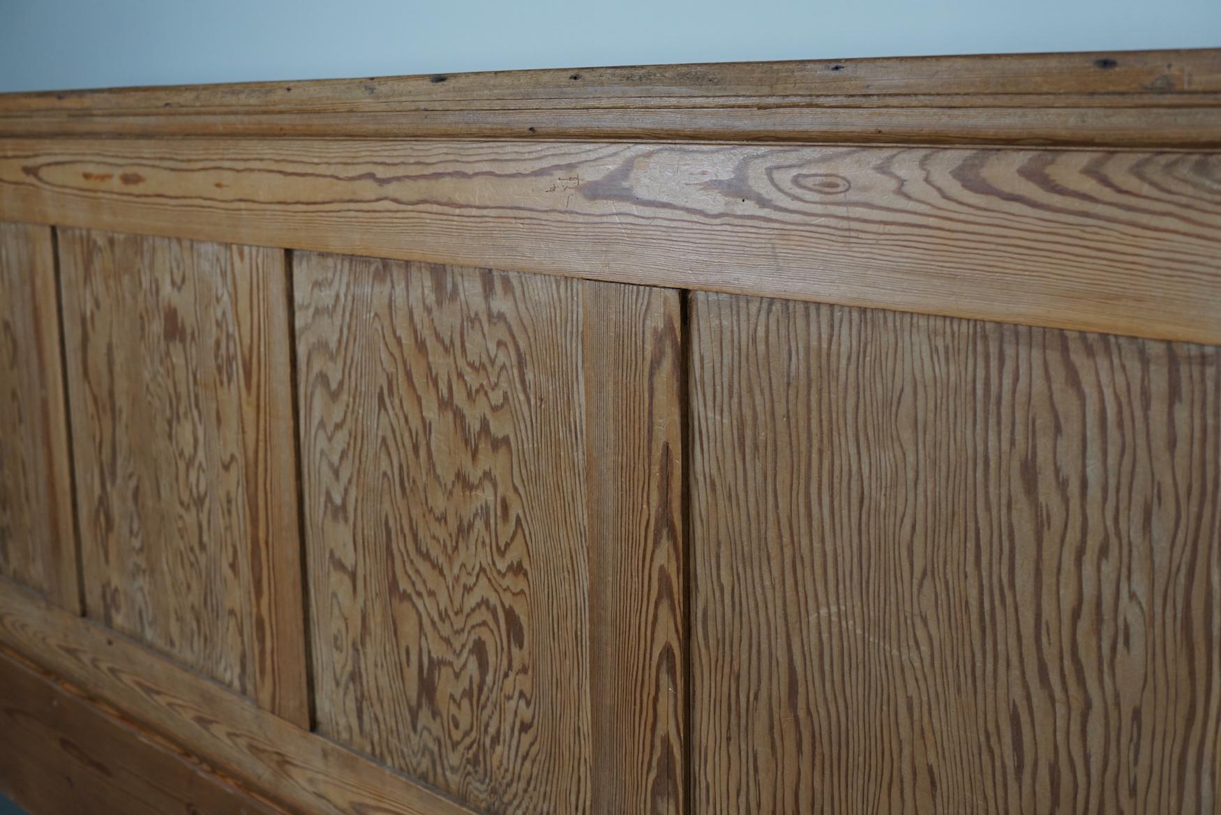 Large Dutch Pine Apothecary Cabinet / Bank of Drawers or Shop Counter, ca 1930 12
