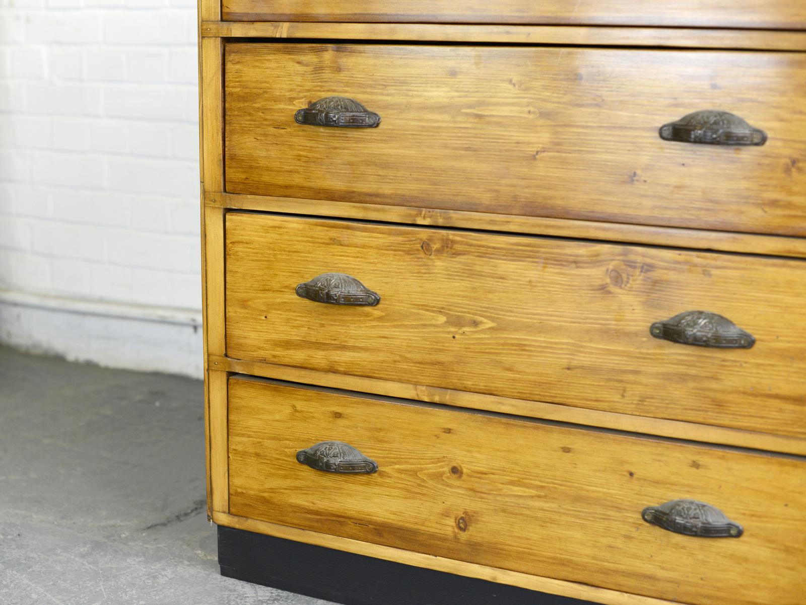 Large Dutch Tailors Drawers, circa 1910 In Good Condition In Gloucester, GB