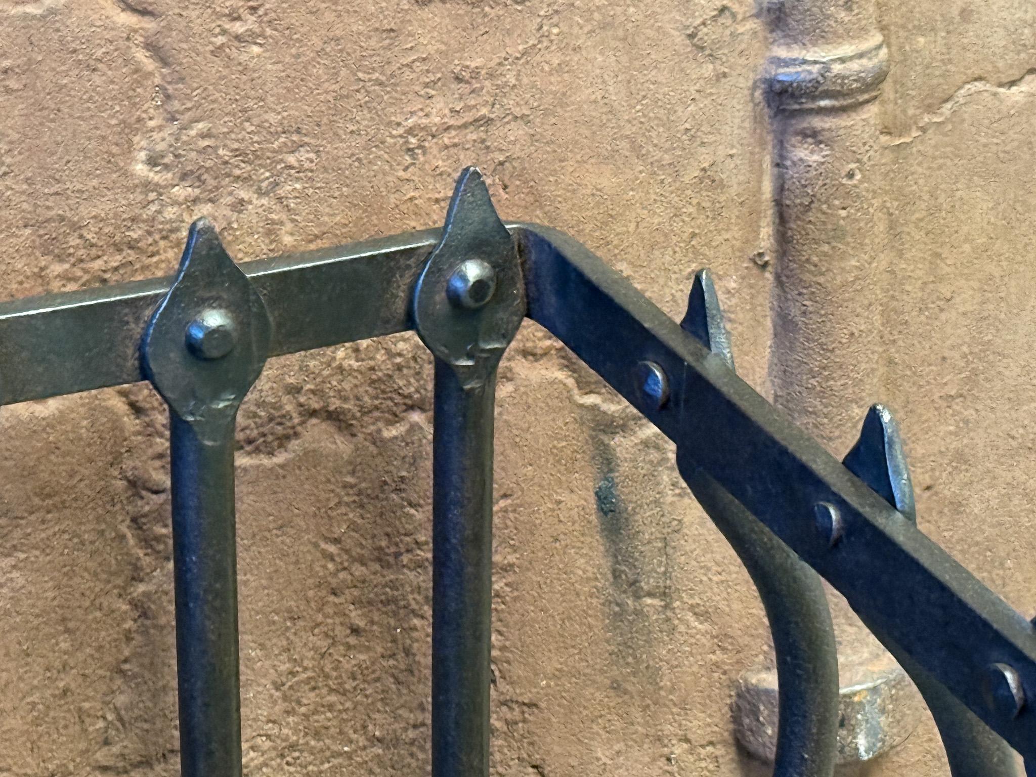 Grande grille de cheminée hollandaise victorienne, 19e siècle en vente 8