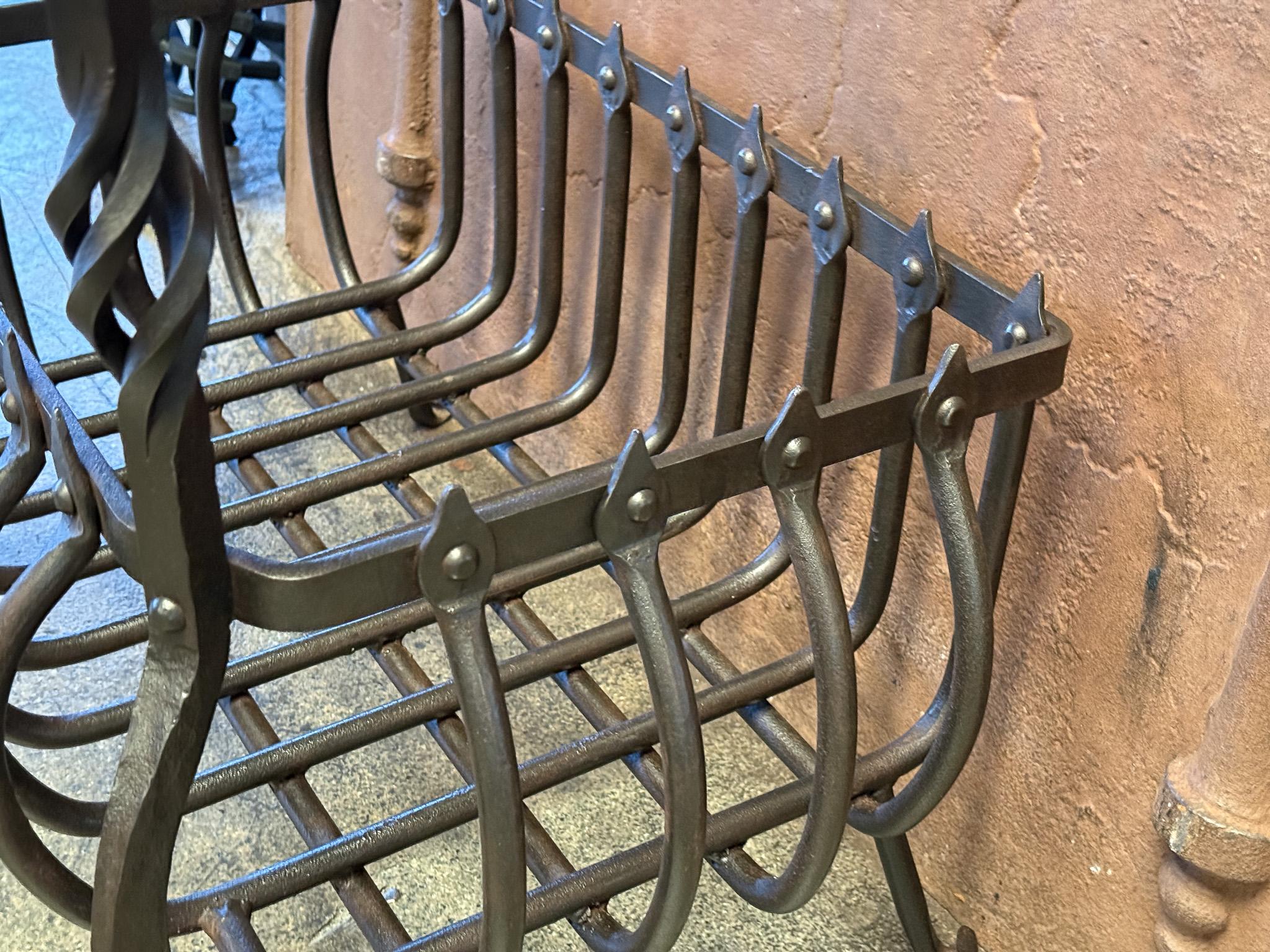 Grande grille de cheminée hollandaise victorienne, 19e siècle en vente 10