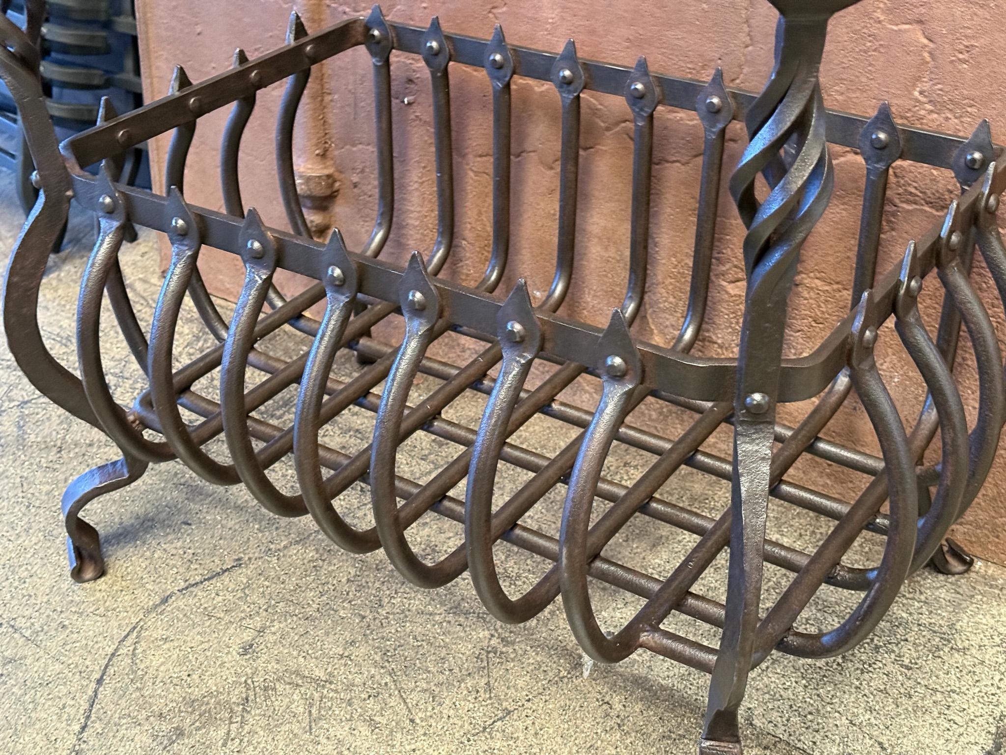 Grande grille de cheminée hollandaise victorienne, 19e siècle en vente 12