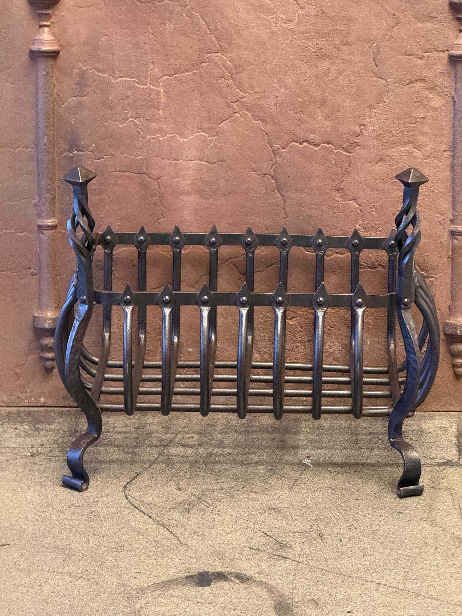 Victorien Grande grille de cheminée hollandaise victorienne, 19e siècle en vente