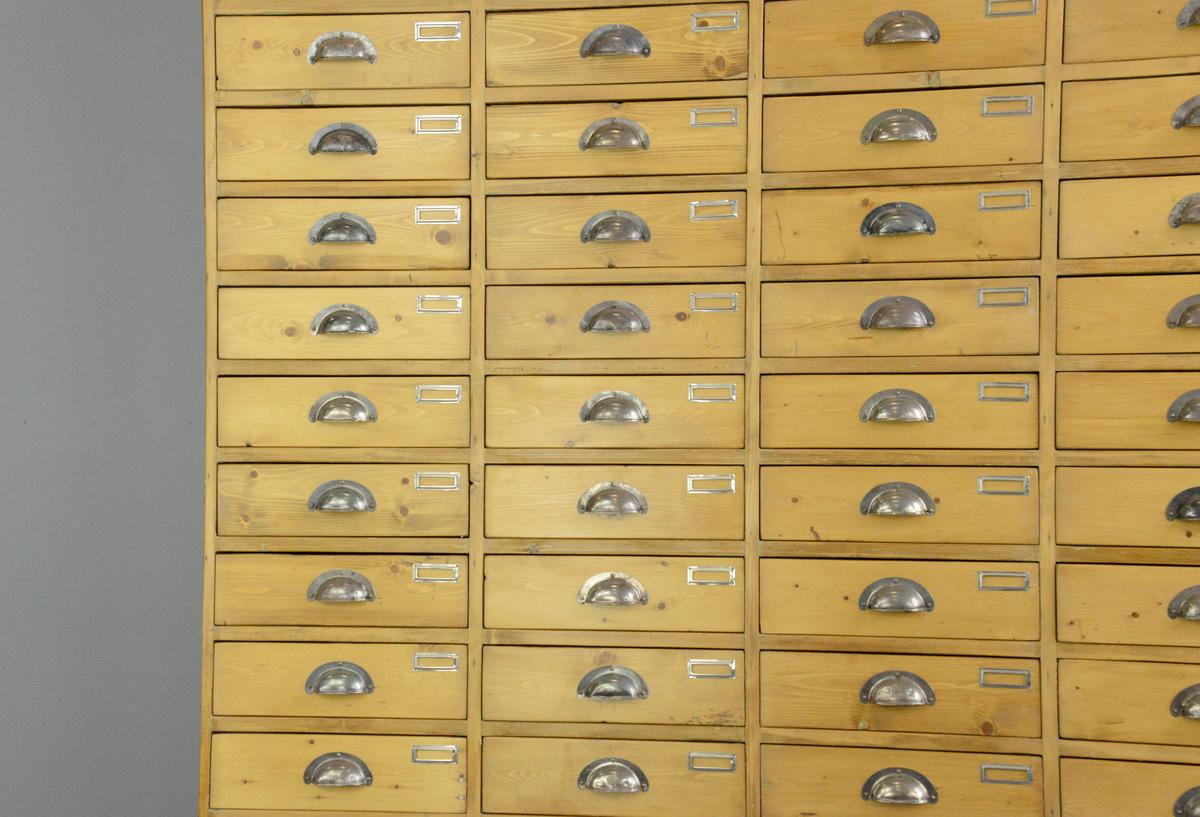 Mid-20th Century Large Dutch Workshop Drawer Cabinet, circa 1950s