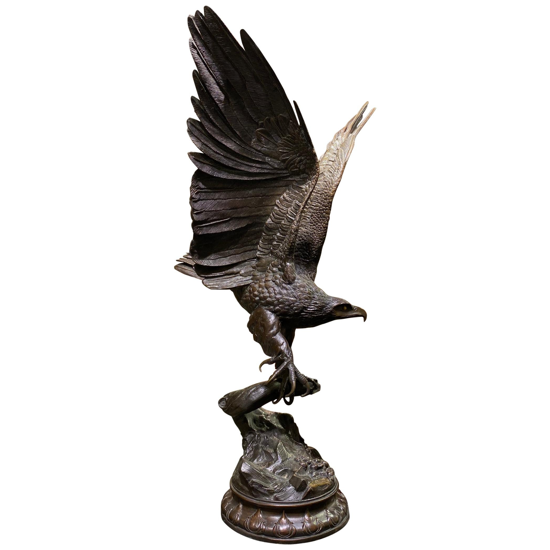 Bronze Eagle Sculptures - 47 For Sale on 1stDibs