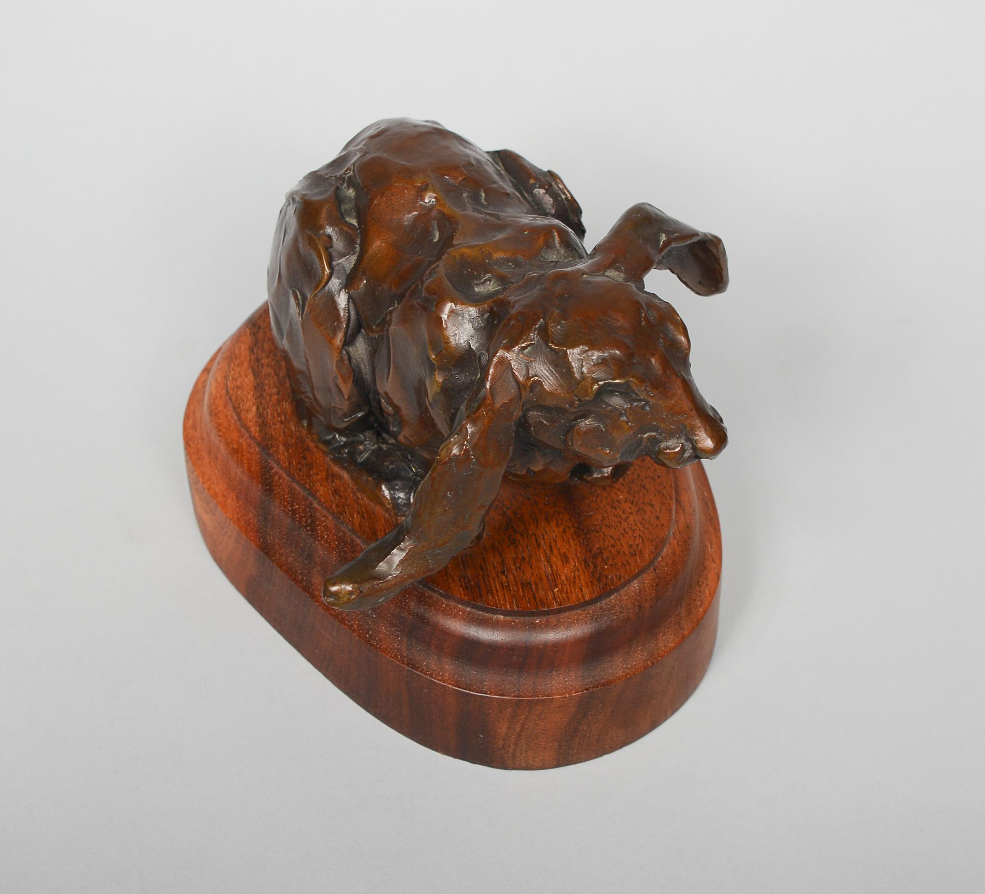 Large Eared Rabbit Bronze Sculpture by Joffa Kerr 2