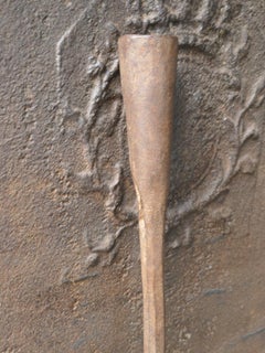 Large Early 18th Century French Fireplace Shovel or Fire Shovel