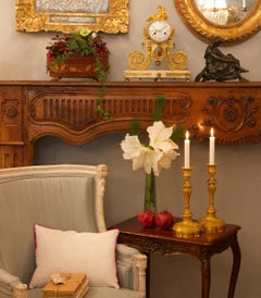 Large Early 18th Century French Provincial Walnut Fire Surround or Chimney Piece