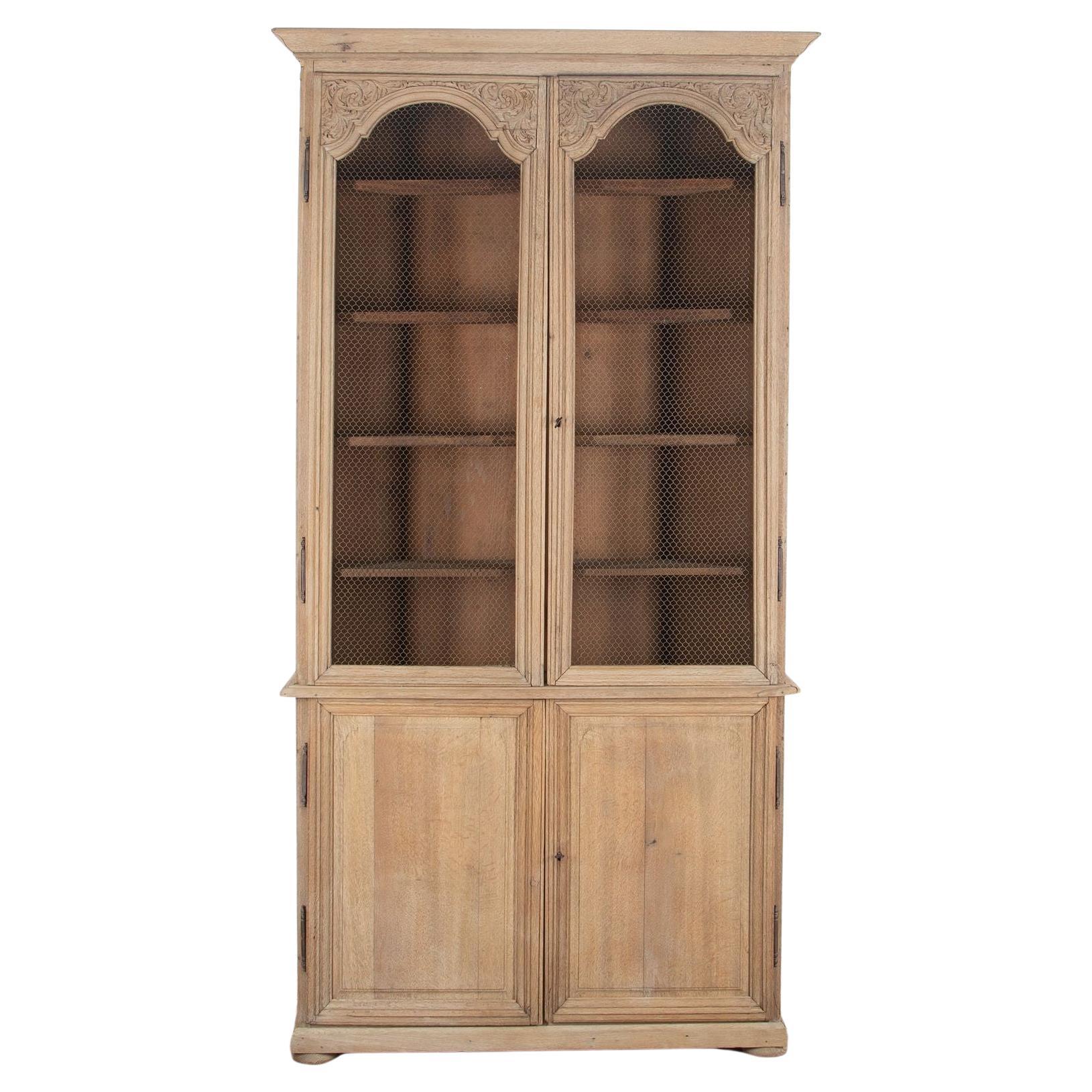 Grande libreria in quercia Luigi XIV dell'inizio del XVIII secolo