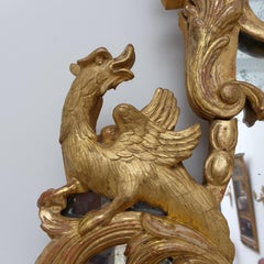 Grand miroir mural de style Régence du début du XVIIIe siècle