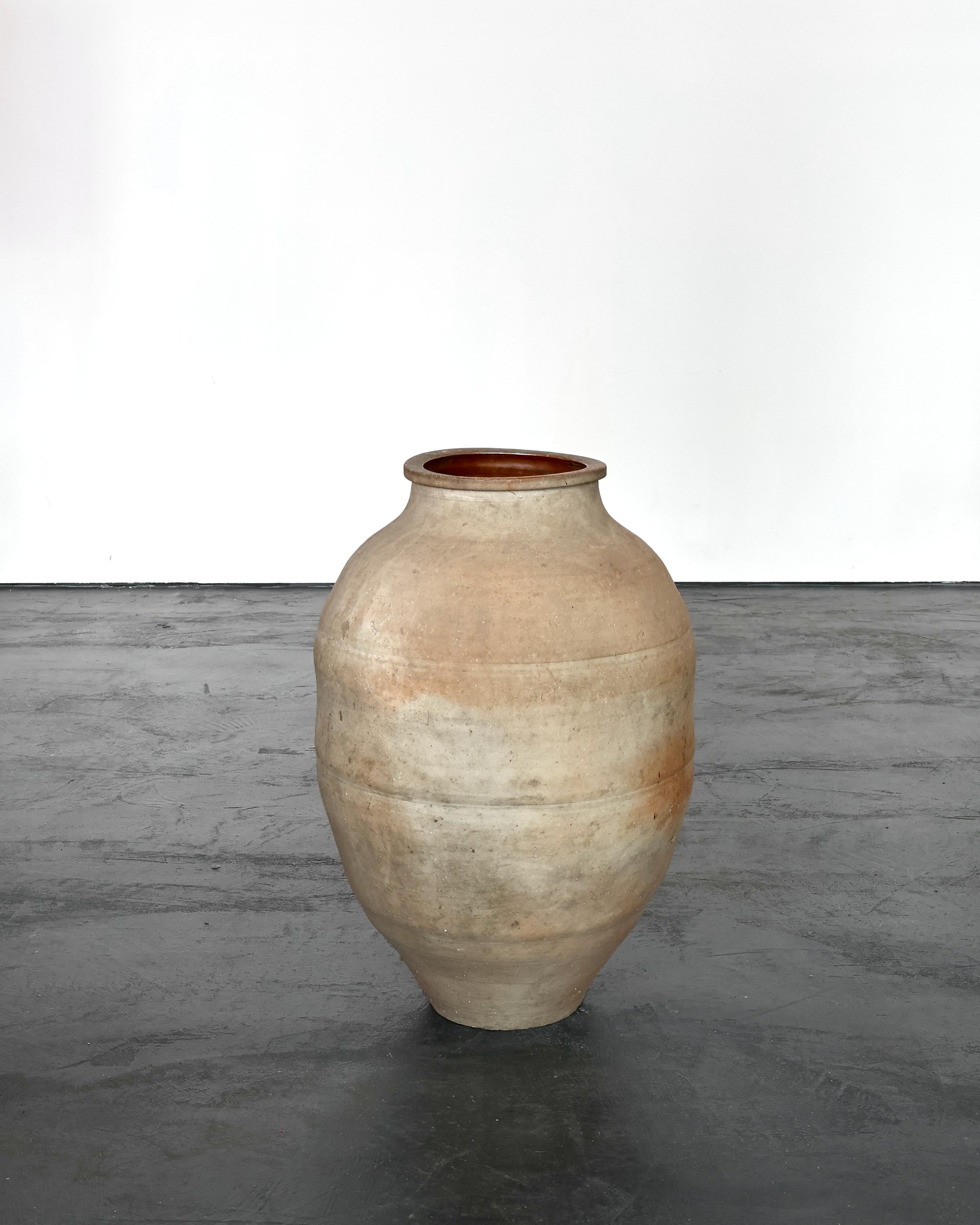 19th Century Large Early 19th C. Japanese Terracotta Vessel For Sale