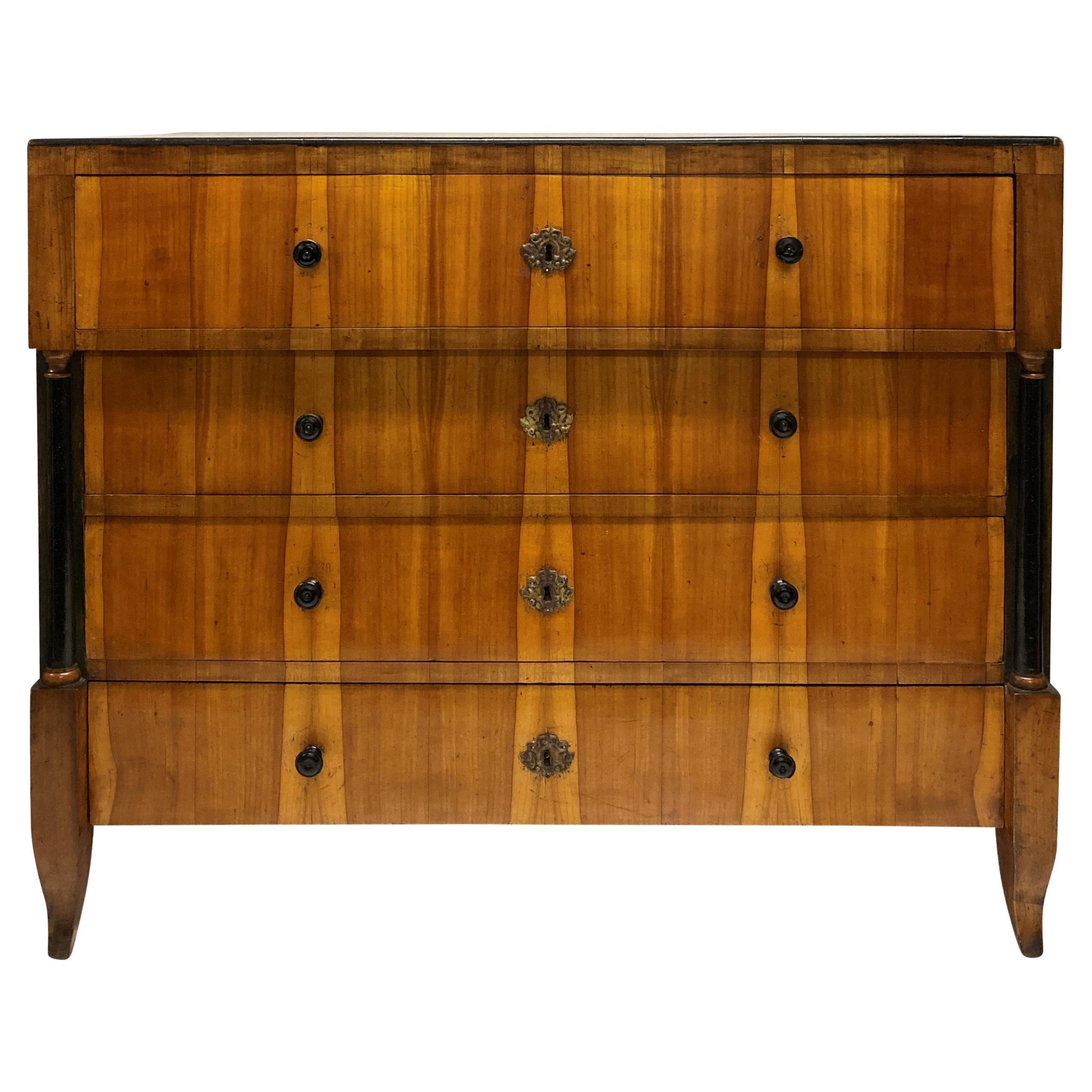 Large Early 19th Century Beidermeier Commode For Sale