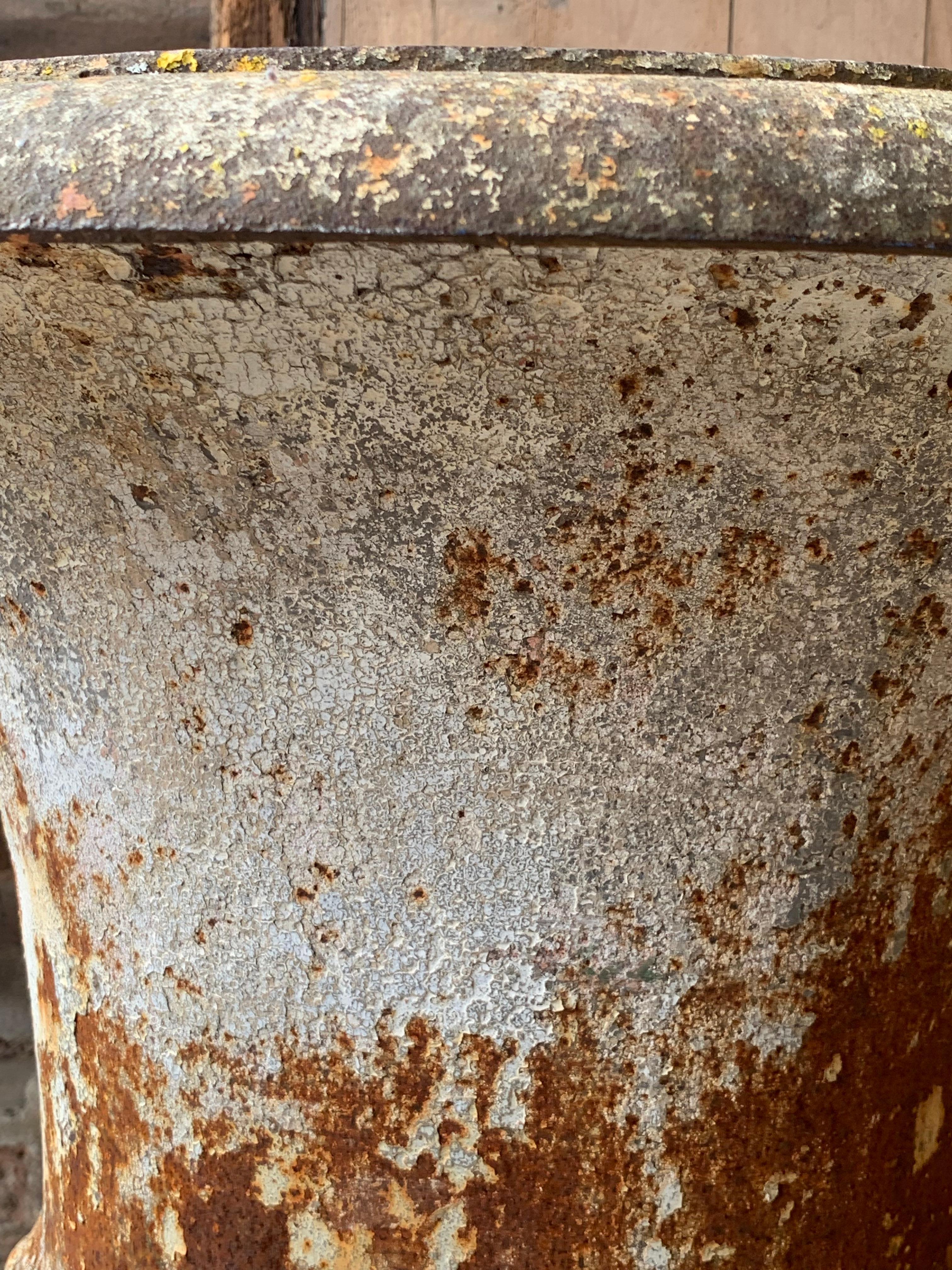 Large Early 19th Century Cast Iron Urn For Sale 3