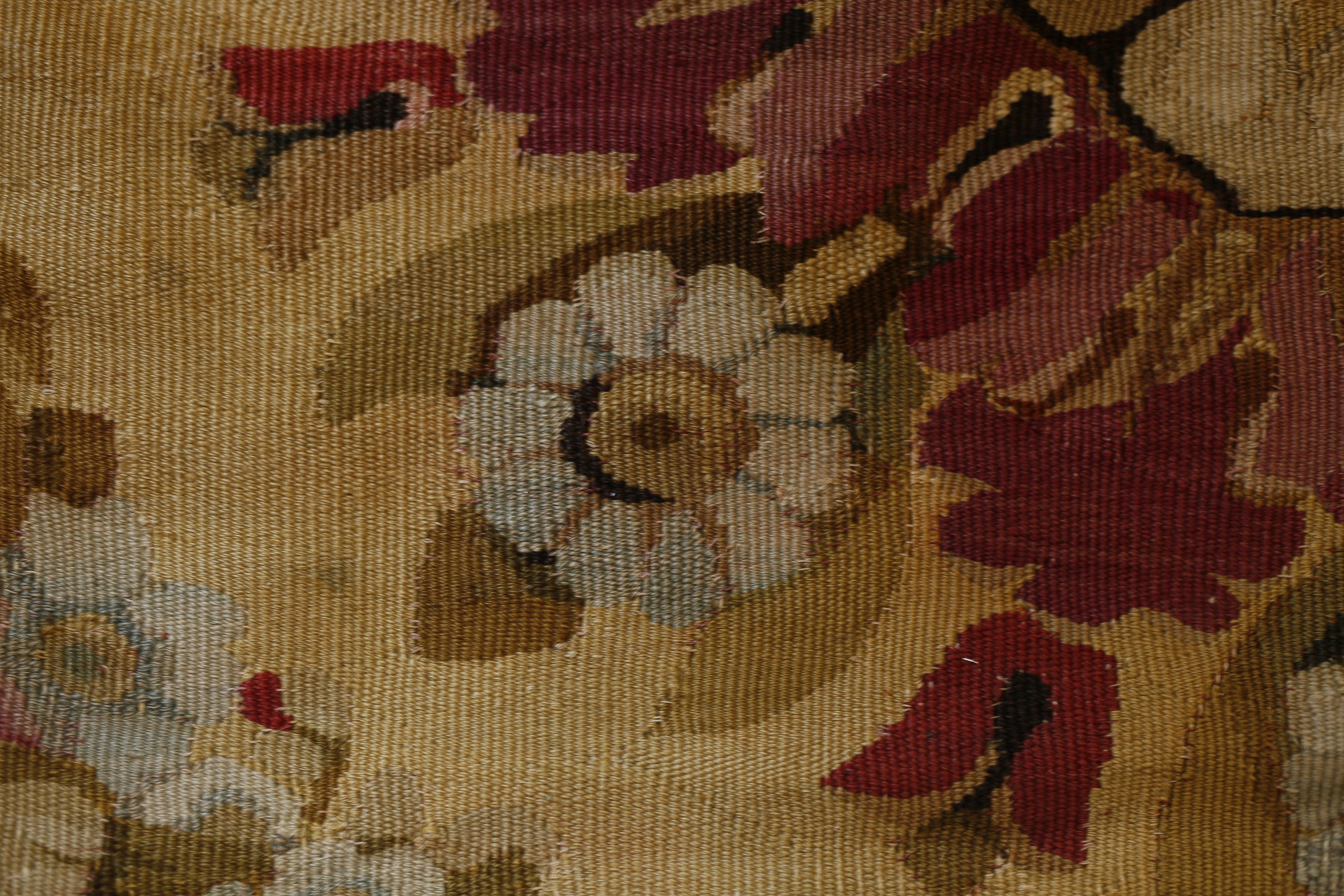 Wool Large Early 19th Century Charles X Neoclassical Aubusson Rug, circa 1830