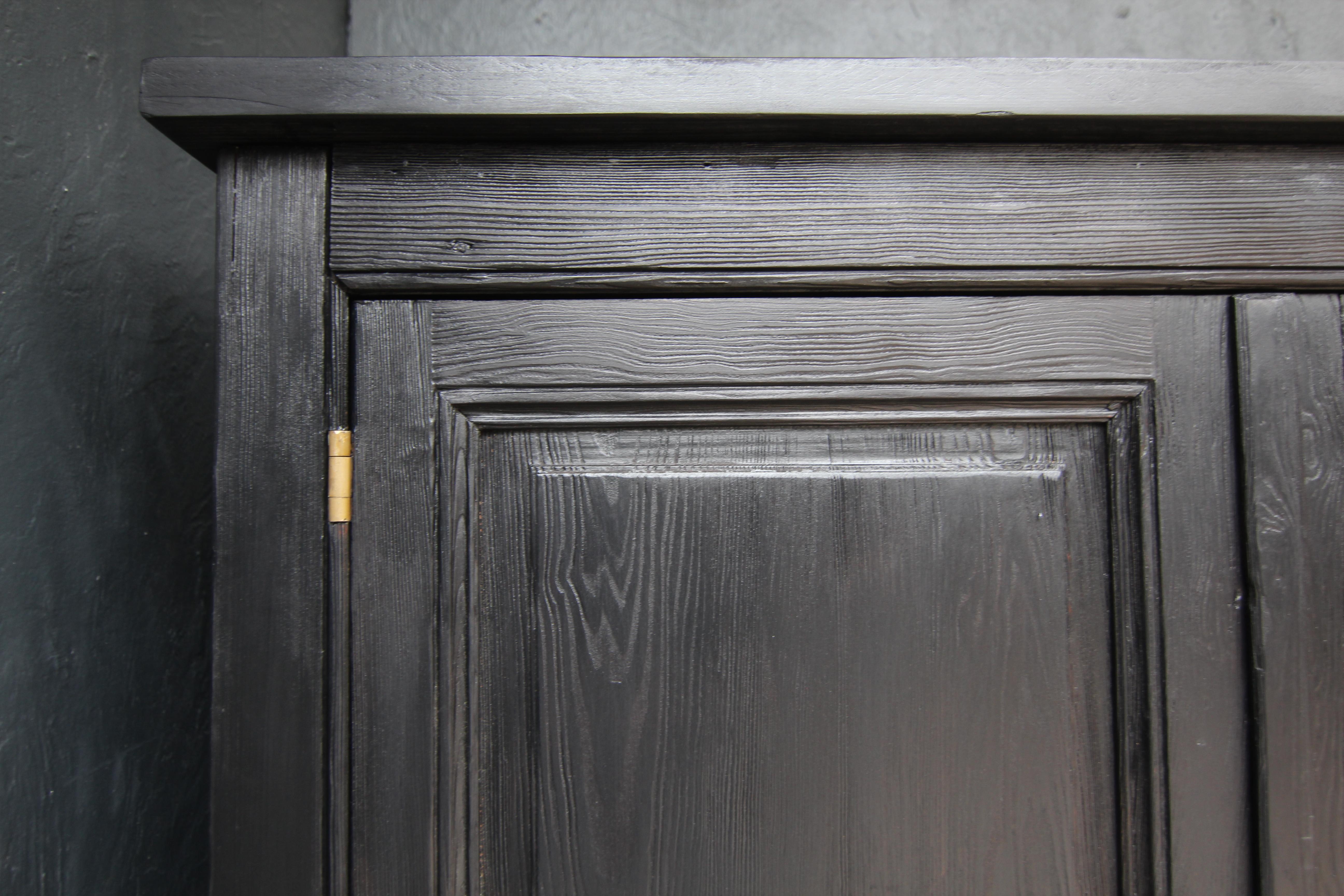 Large Early 19th Century Ebonized Sideboard For Sale 6