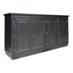 Großes ebonisiertes Sideboard aus dem frühen 19. Jahrhundert