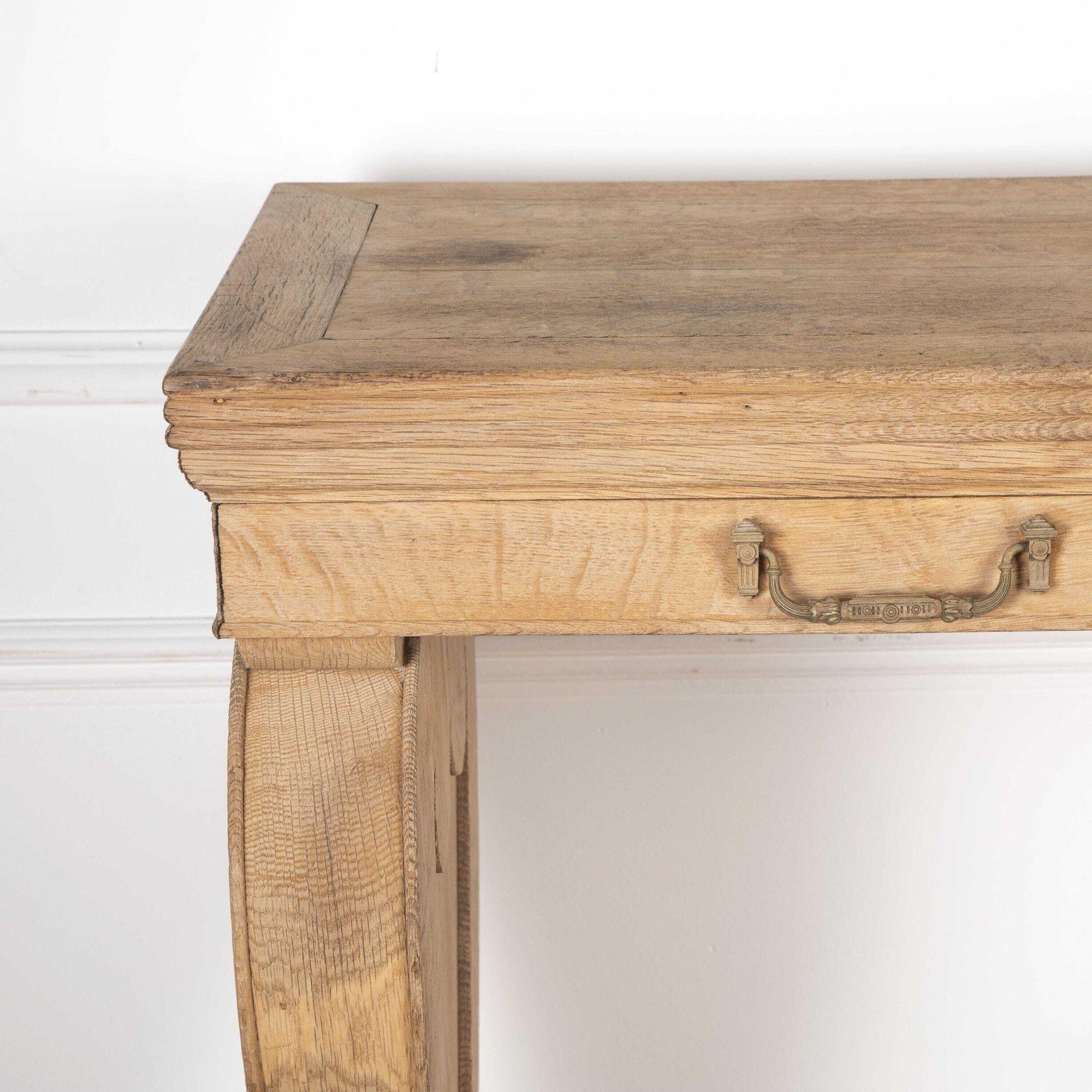 Large Early 19th Century Empire Console Table 5