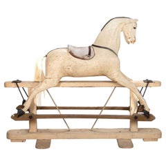 Large Early 19th Century English Rocking Horse
