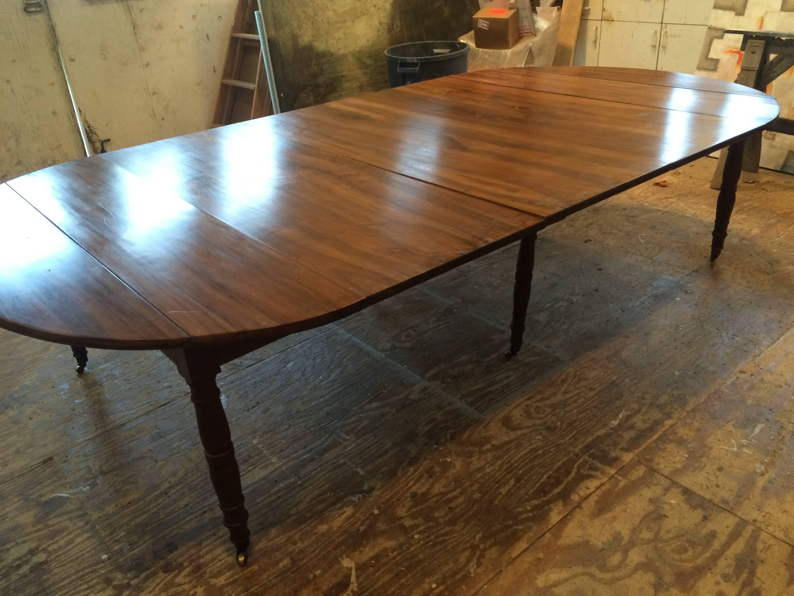 Directoire Large Early 19th Century French Extending Dining Table