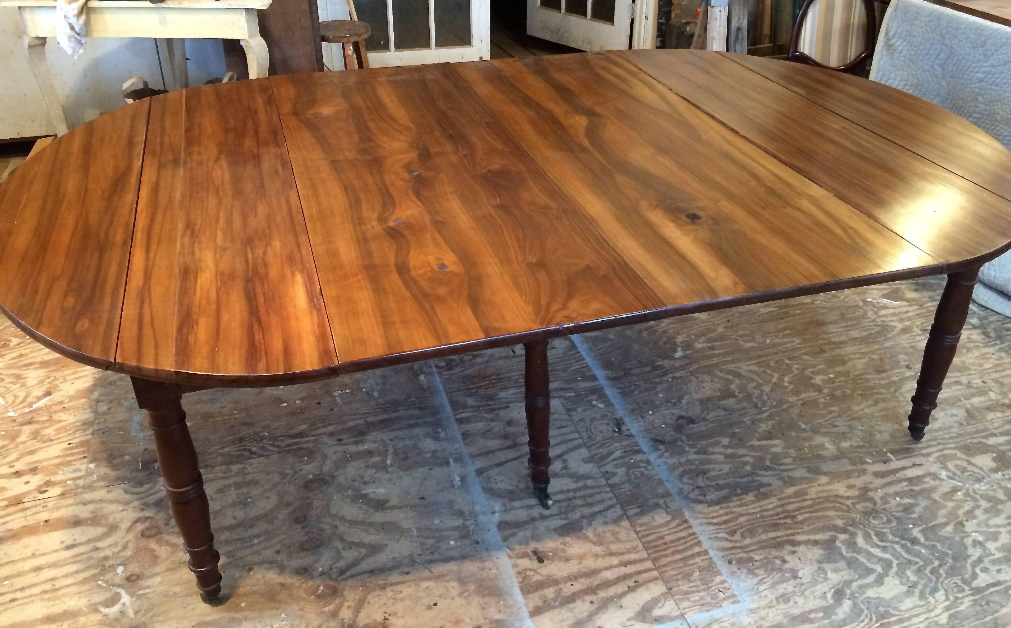 Hand-Crafted Large Early 19th Century French Extending Dining Table