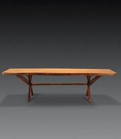 Large Early 19th Century George III Oak Tavern Table