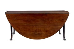 Large early 19th century Georgian gate leg dining table