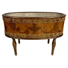 Large Early 19th Century Georgian Oval Wine Cooler with Lining