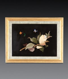 Large early 19th Century Italian Pietra Dura Plaque