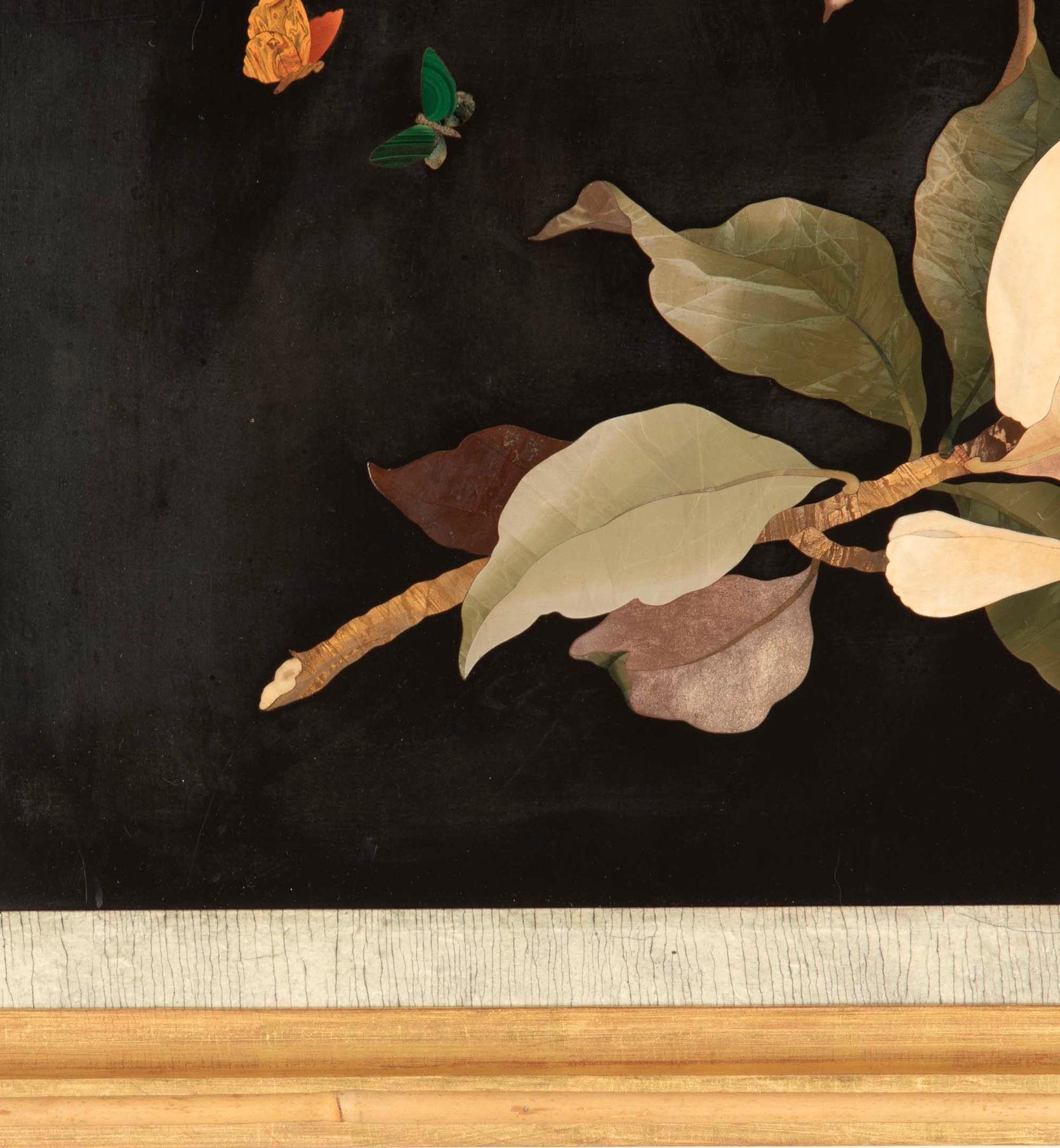 Incrusté Grande plaque italienne en Pietra Dura du début du 19e siècle en vente