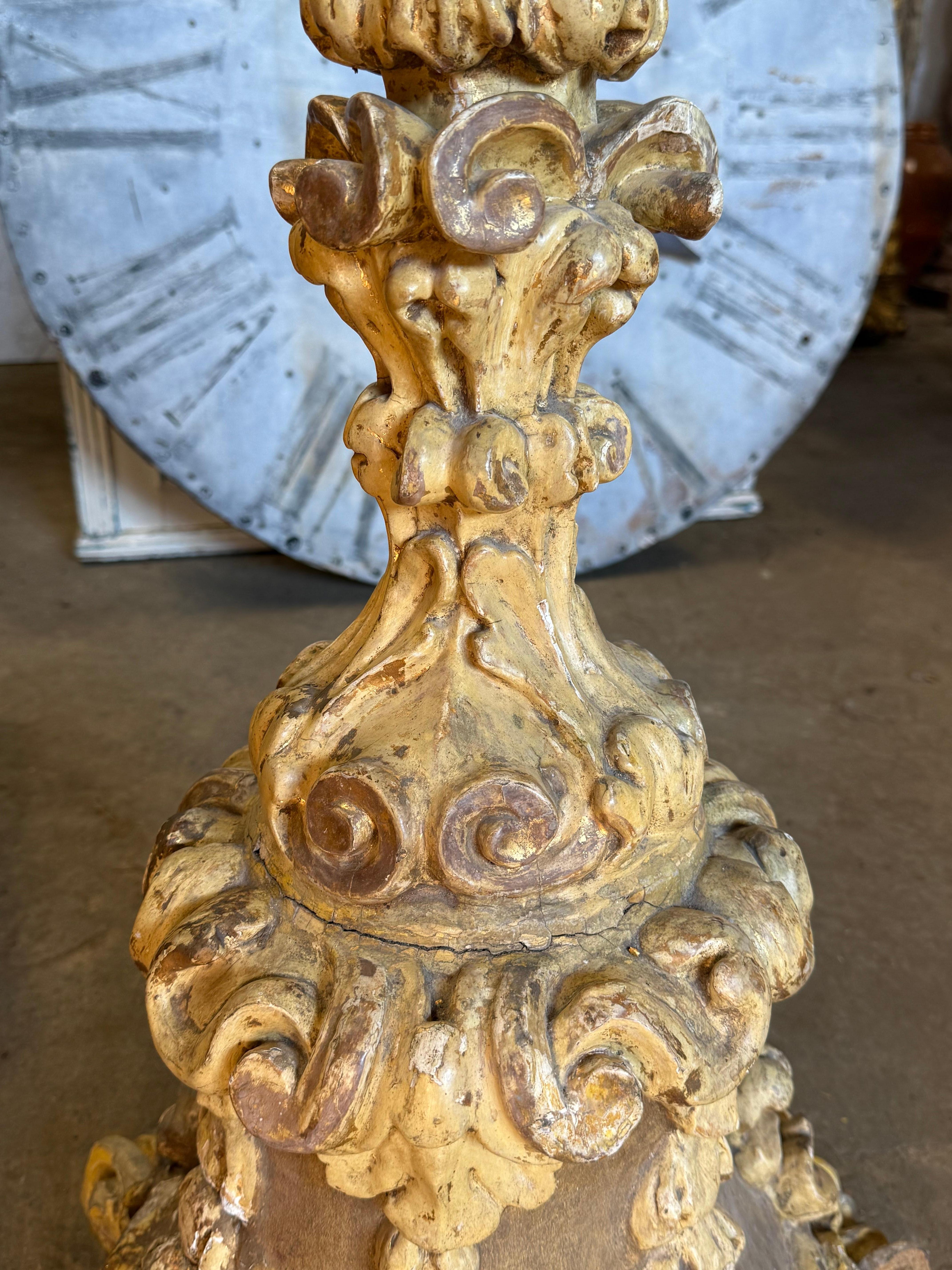 Grand torchère italien du début du 19e siècle Bon état - En vente à Ongar, GB