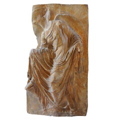 Large Early 19th Century Museum Plaster Copy of the Greek 'Winged Goddess' Nike