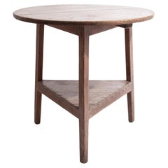 Large Early 19th Century Pine Cricket Table