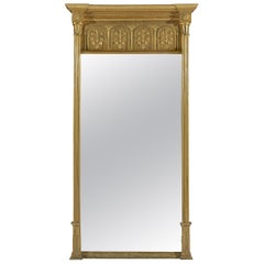Large Early 19th Century Regency Period Giltwood Pier Mirror