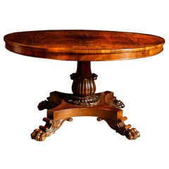 Large Early 19th Century Regency Rosewood Centre or Dining Table