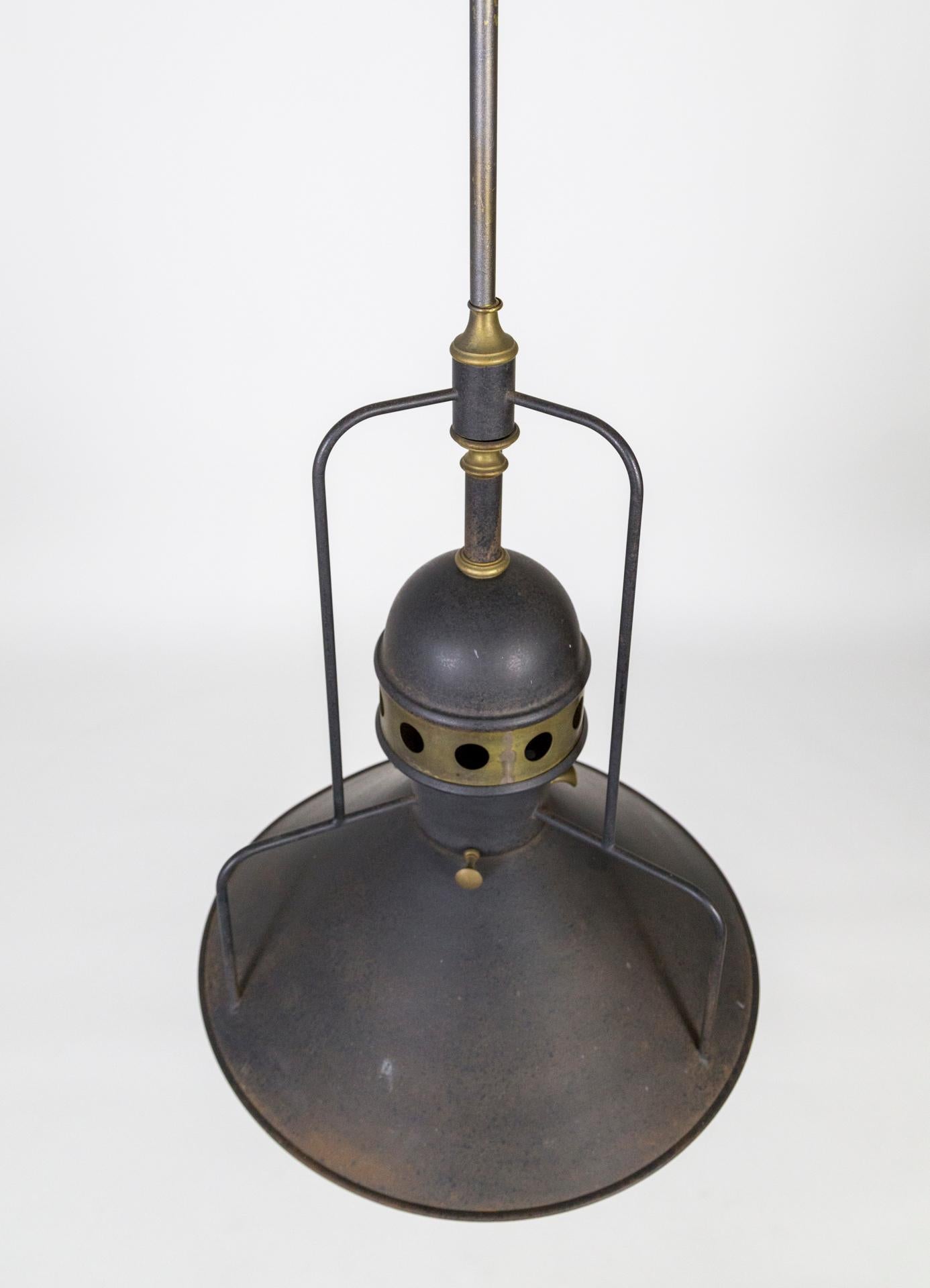 Large Early 20th Century Industrial Cog Pendant Light In Good Condition For Sale In San Francisco, CA