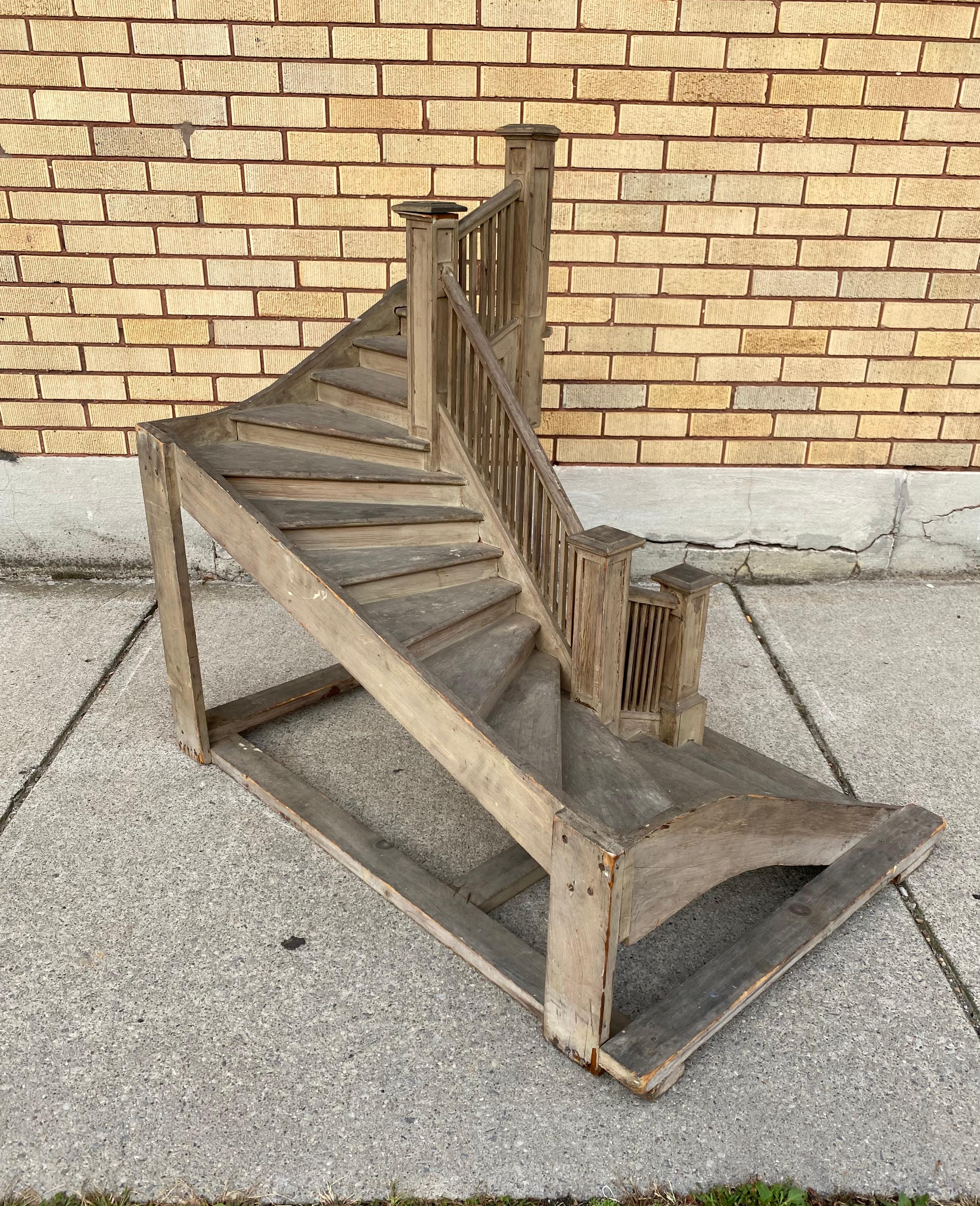 American Large Early 20th Century Architectural Stair-Builder's Model