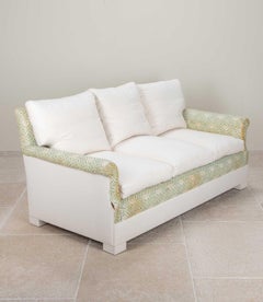 Grand canapé sur mesure Howard and Sons Ingleby du début du 20e siècle