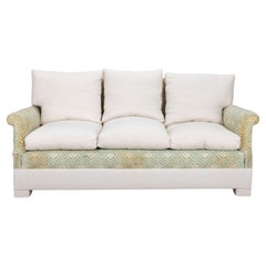 Large Early 20th Century Bespoke Howard and Sons Ingleby Sofa
