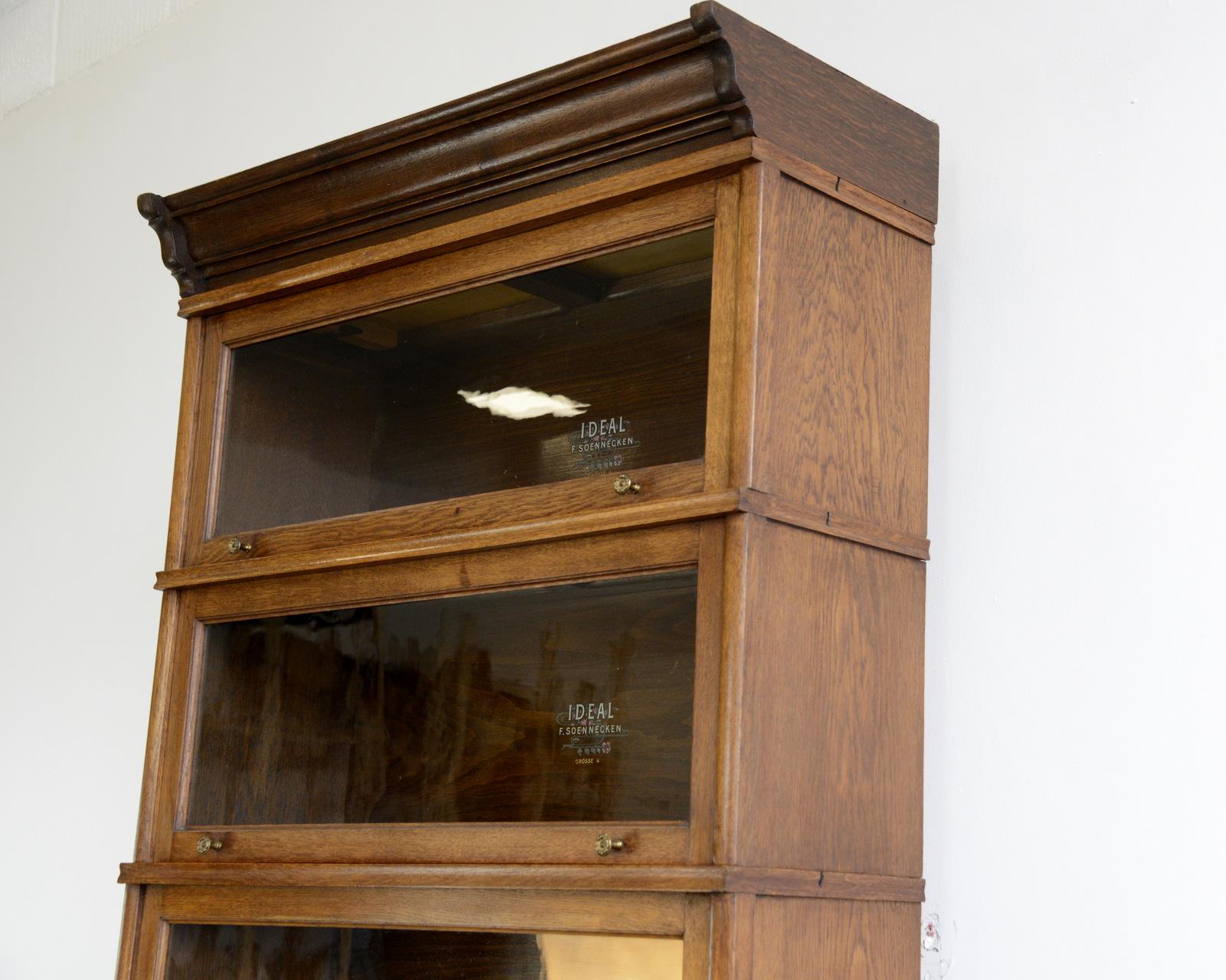 Large Early 20th Century Bookcase by Soennecken 1