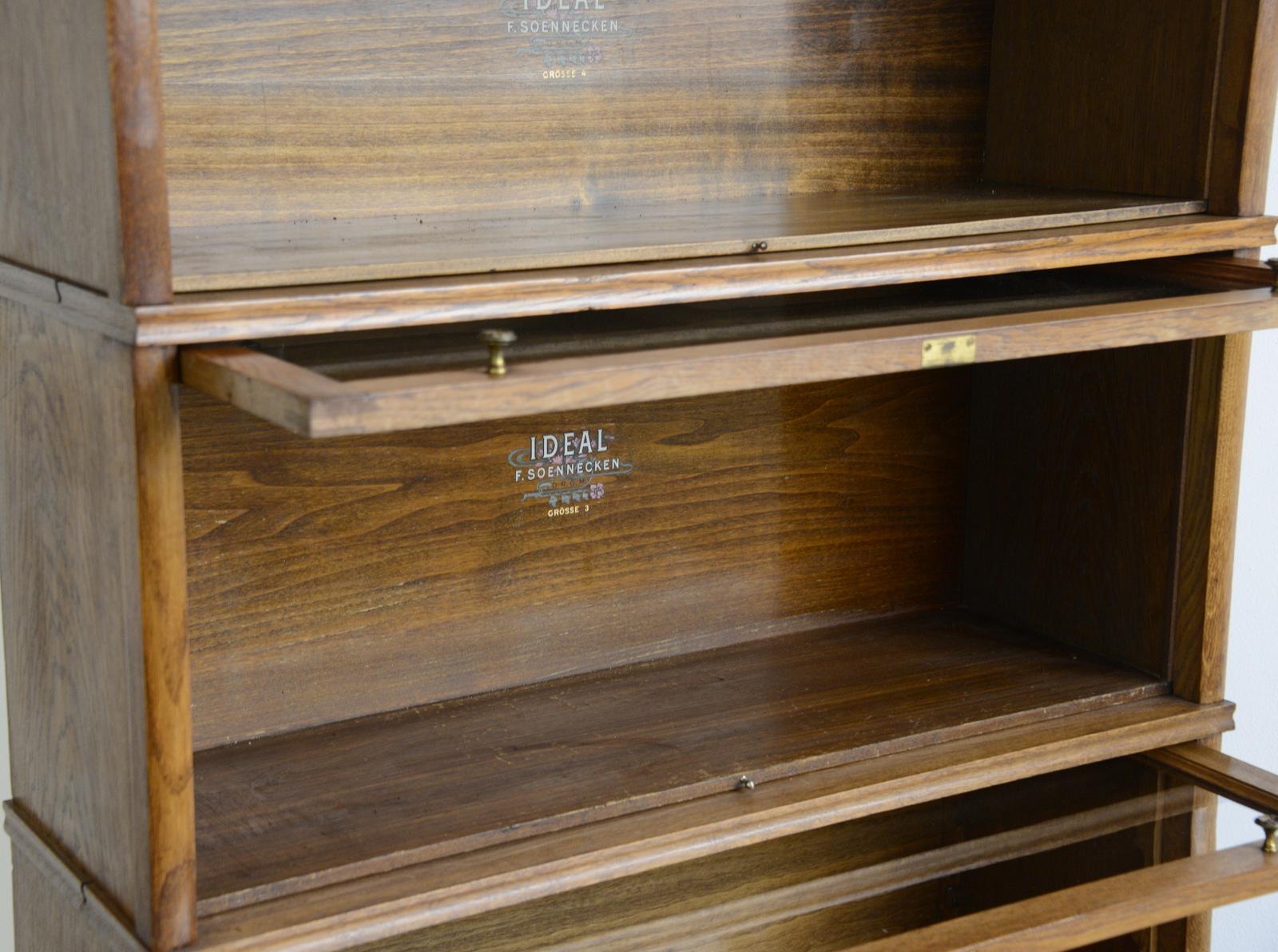 Large Early 20th Century Bookcase by Soennecken 4