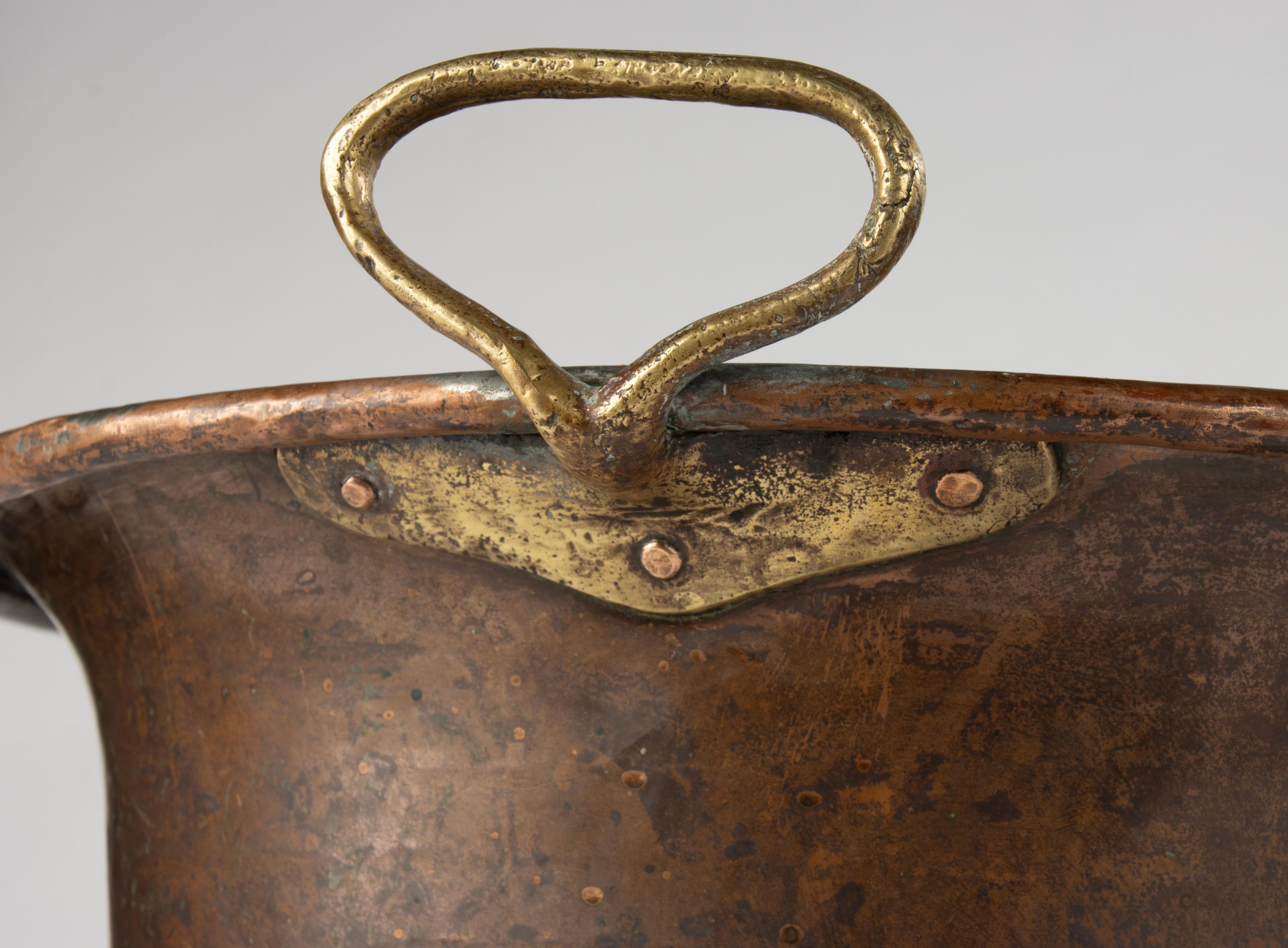 Large Early 20th Century Champagne Bottle Bucket - Arts & Crafts - Copper For Sale 7