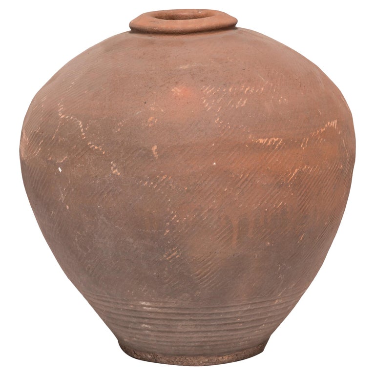 Large Early 20th Century Chinese Wine Jar For Sale