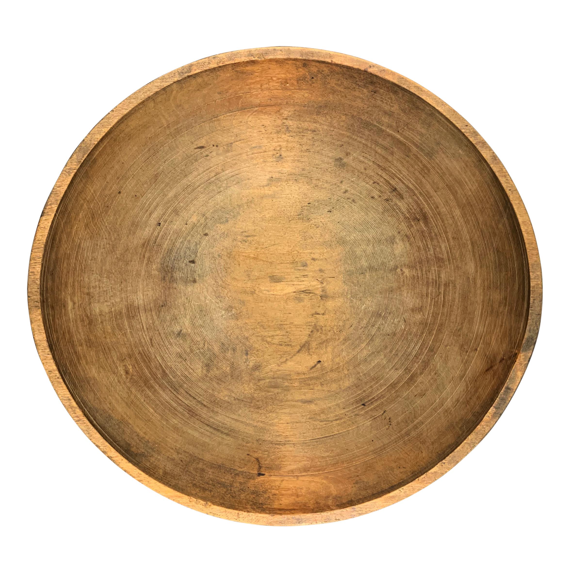 Rustic Large Early 20th Century Dough Bowl