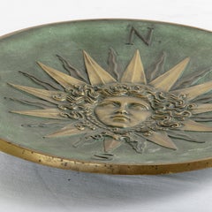 Large Early 20th Century French Art Deco Period Bronze Platter by Max Le Verrier