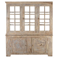 Large Early 20th Century French Glazed Buffet a Deux Corps
