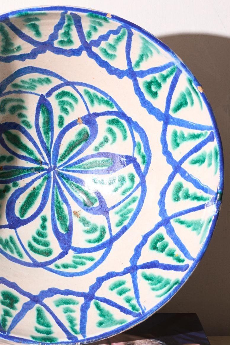 Grand bol en poterie française du début du 20e siècle en vente 1