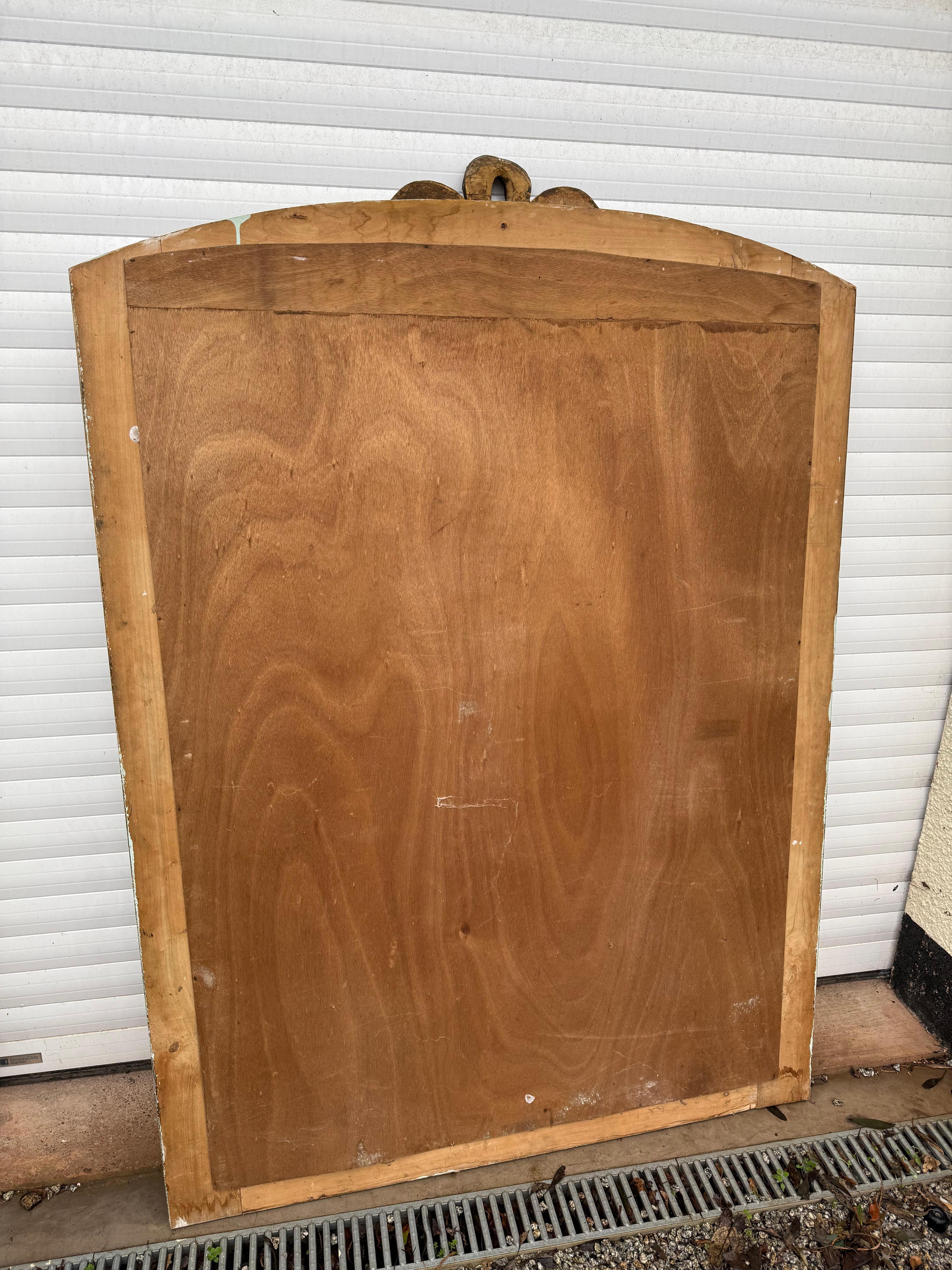 Large early 20th century gilded over mantle , Art Deco 9