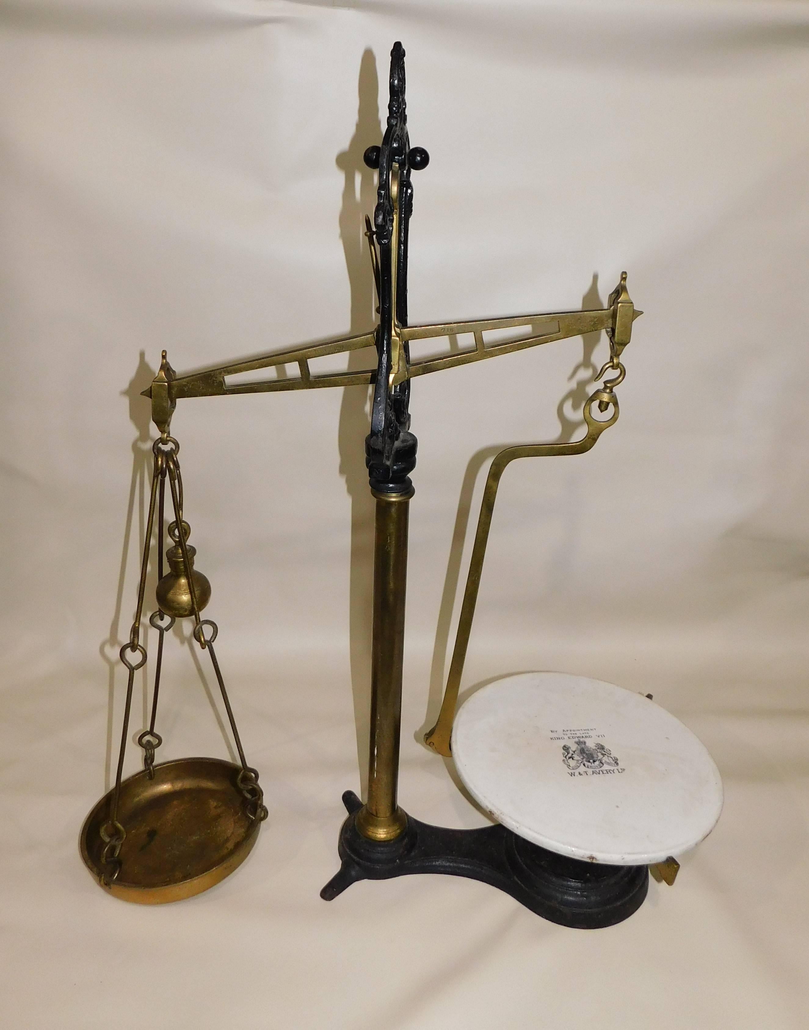 w & t avery scales antique