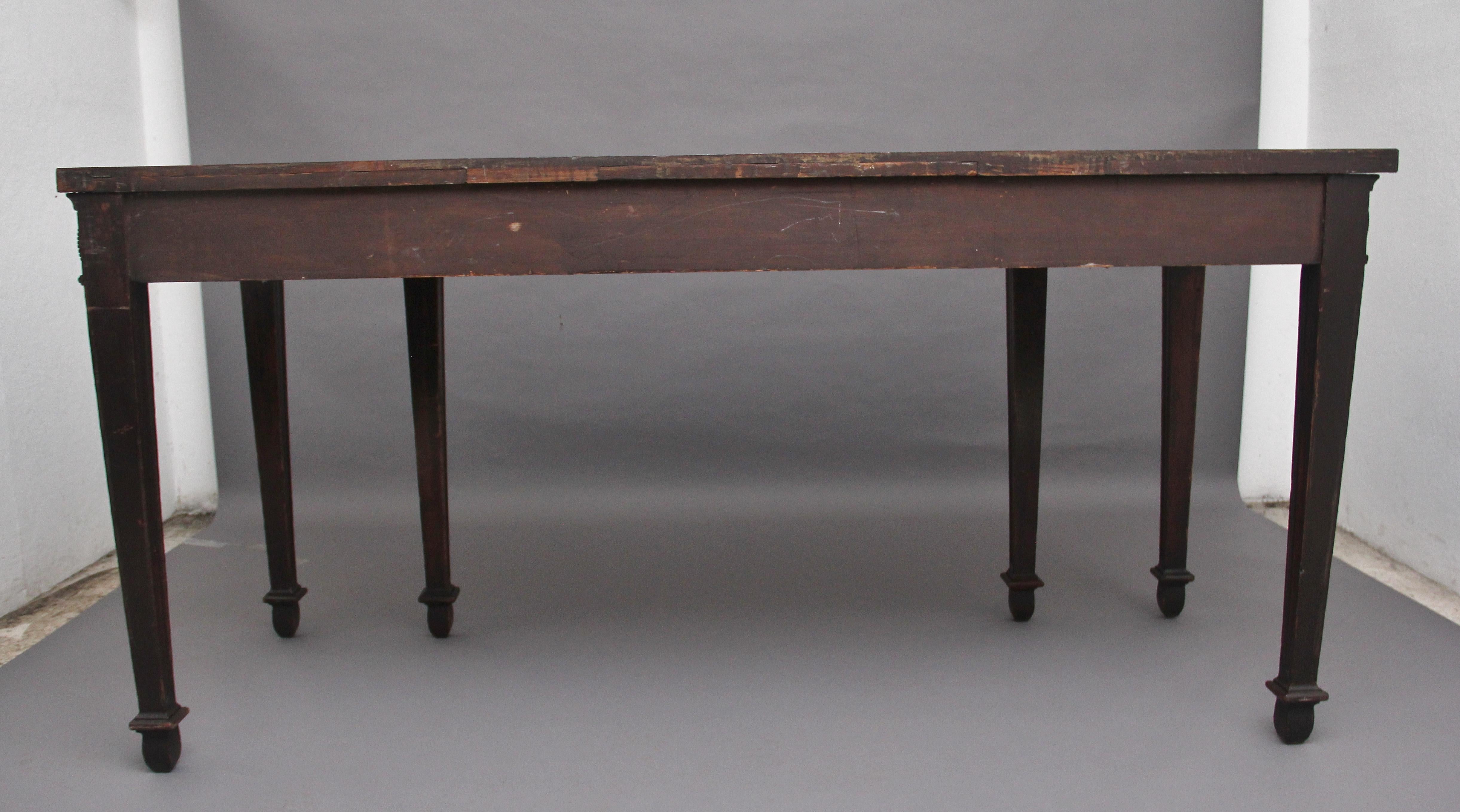 Large Early 20th Century Mahogany Serving Table In Good Condition For Sale In Martlesham, GB