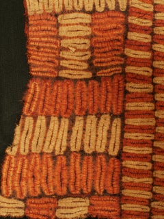 Grand manteau d'homme du début du 20e siècle:: peuple Dida:: Côte d'Ivoire